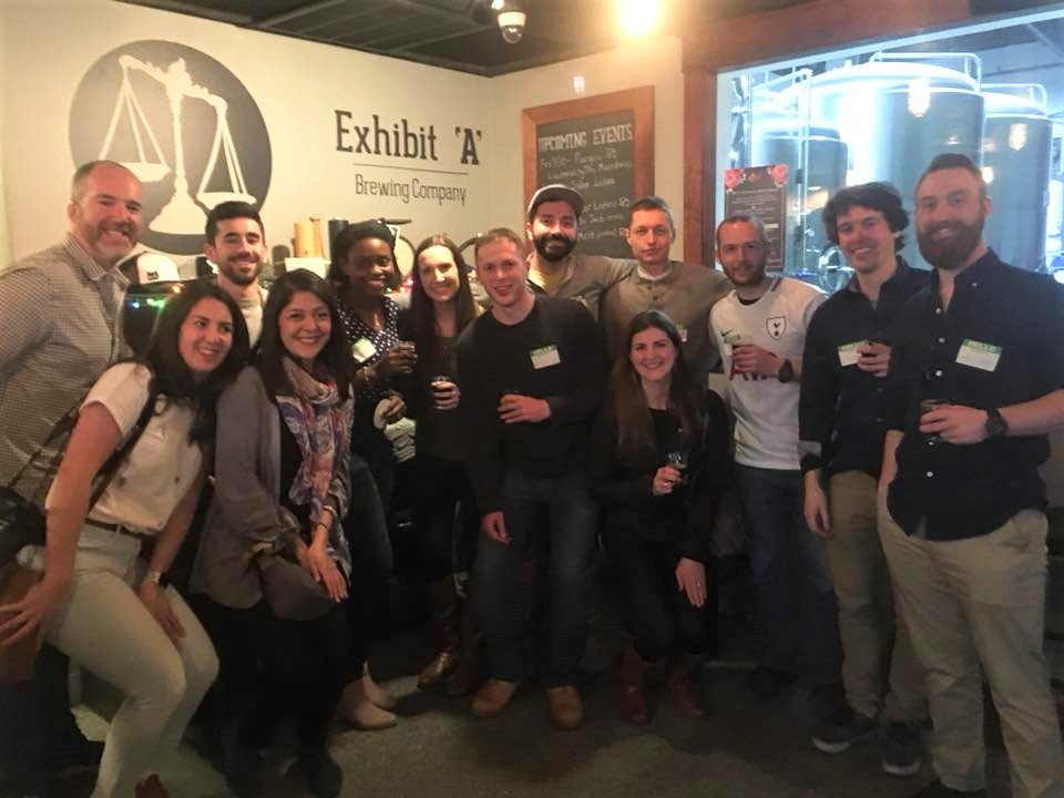 MassBrewBus's tweet photo. These guests had a great time on tours this past weekend! The itineraries brought two different private groups to @WidowmakerBrew @SpringdaleBeer @exhibitAbrewing @10thBrewing and @BarrelHouseZ. Tour dates are available in April and beyond, hop on board! https://t.co/JmdOgOyOnJ https://t.co/z0coTCgBwl