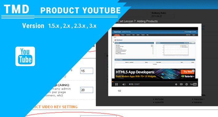 OExtensions's tweet image. Youtube Gallery Module(1.5.x , 2.x &amp;amp; 3.x) #opencartmodules #opencart #opencartyoutubegallerymodules #youtubegallerymodule
opencart.com/index.php?rout…
opencartextensions.in/youtube-galler…