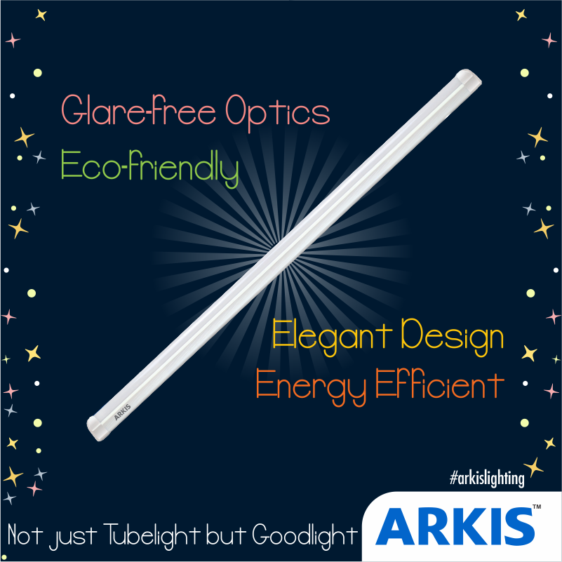 #ARKIS #tubelights provide an efficient optical system for good quality #lighting and a wide operating voltage range. LED T5 Batten is  free from any UV/IR radiations and is available in 2 variants - T5 Batten AL (18 &amp; 22 W) and T5 Batten PC (5, 9 &amp; 18 W). amazon.in/dp/B075N8VN1R