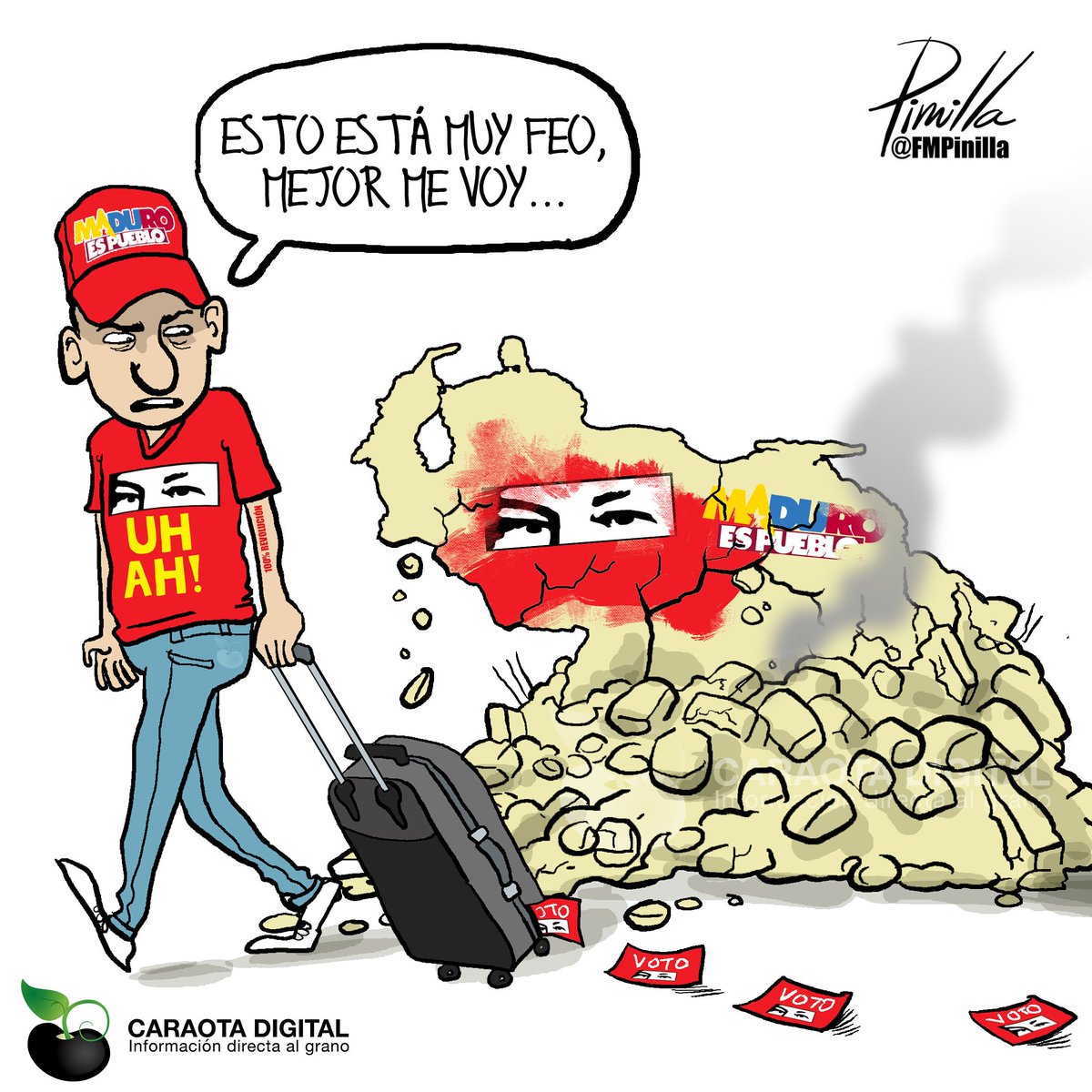 CaraotaDigital's tweet photo. #PinillaEnCaraota ¿Qué opinas acerca de la caricatura de @FMPinilla para #CaraotaDigital este #3Abr ? https://t.co/57ZYWRDgCI