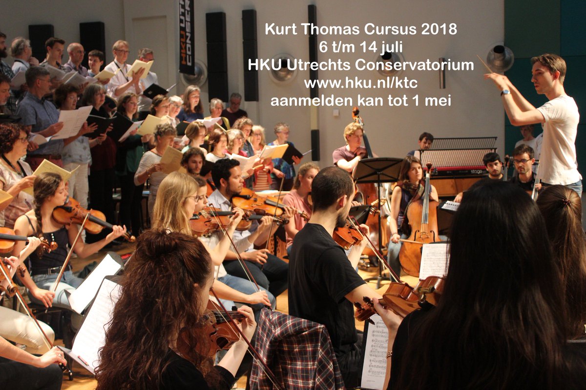 KCursus's tweet photo. 4 weeks left to apply for the Kurt Thomas Cursus 2018! #ktc #summercourse #conducting https://t.co/JSc6BzIuAY