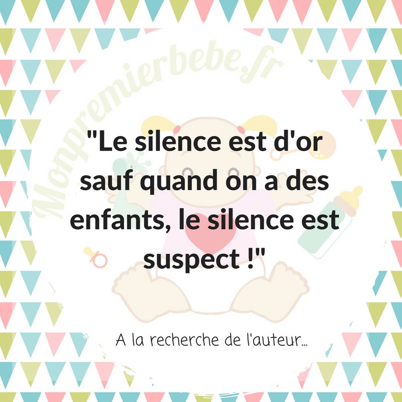 monpremierbebe's tweet photo. 🚼La citation du jour🚼
Le silence chez les enfants est suspect ! 
#bebe #nouveaune #nourrisson #monpremierbebe #maman #papa #amour #citation https://t.co/VvbdSBHLV5