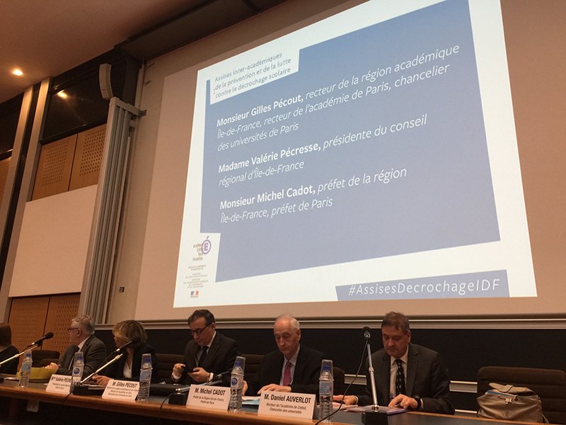 acversailles's tweet photo. Ouverture des assises inter-académiques de #prévention et de #lutte contre le #DécrochageScolaire 📢grande cause régionale #IDF #AssisesDecrochageIDF https://t.co/BR4hxLkiRq