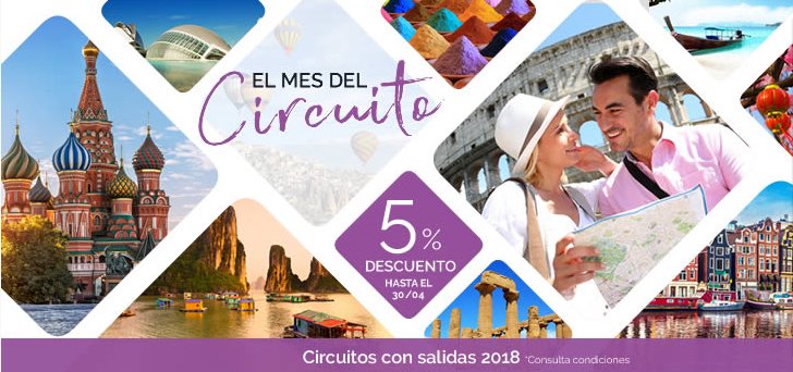vhispania's tweet photo. En #abril2018 celebramos el Mes del Circuito de @vhispania. Elige tu favorito, busca fecha y consigue un 5% de descuento al hacer tu reserva. Toda la información, disponible aquí:
https://t.co/HHai3FRvMd #viajar #travel #FelizMartes https://t.co/JXSqJ0slk9