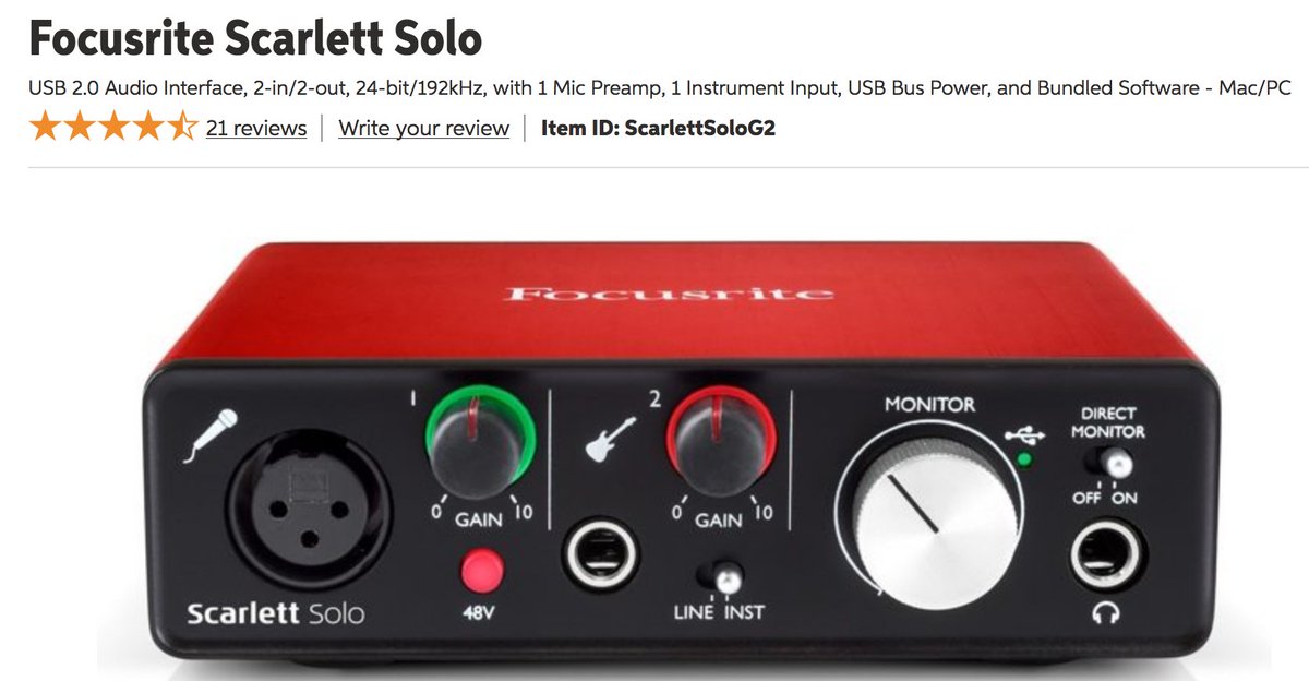 Карта focusrite scarlett 2i2. Focusrite scarlett solo 2nd gen. внешняя звуковая карта focusrite scarlett solo 2nd.