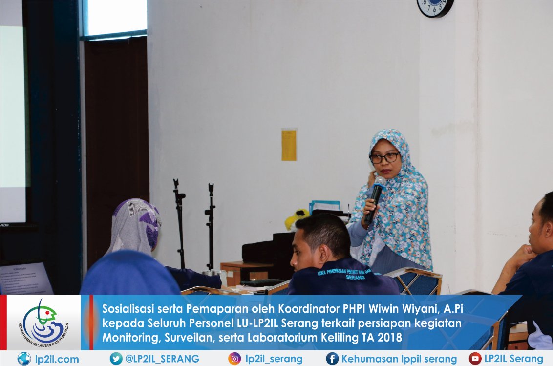 BPKIL_SERANG's tweet photo. Sosialisasi serta Pemaparan oleh Koordinator PHPI Wiwin Wiyani, A.Pi kepada Seluruh Personel LU-LP2IL Serang terkait persiapan kegiatan Monitoring, Surveilan, serta Laboratorium Keliling TA 2018
#kenalikkp
#budidayahebat
#proceta
#profesional #cepat #tepat #akurat https://t.co/mnRNmkoMkV