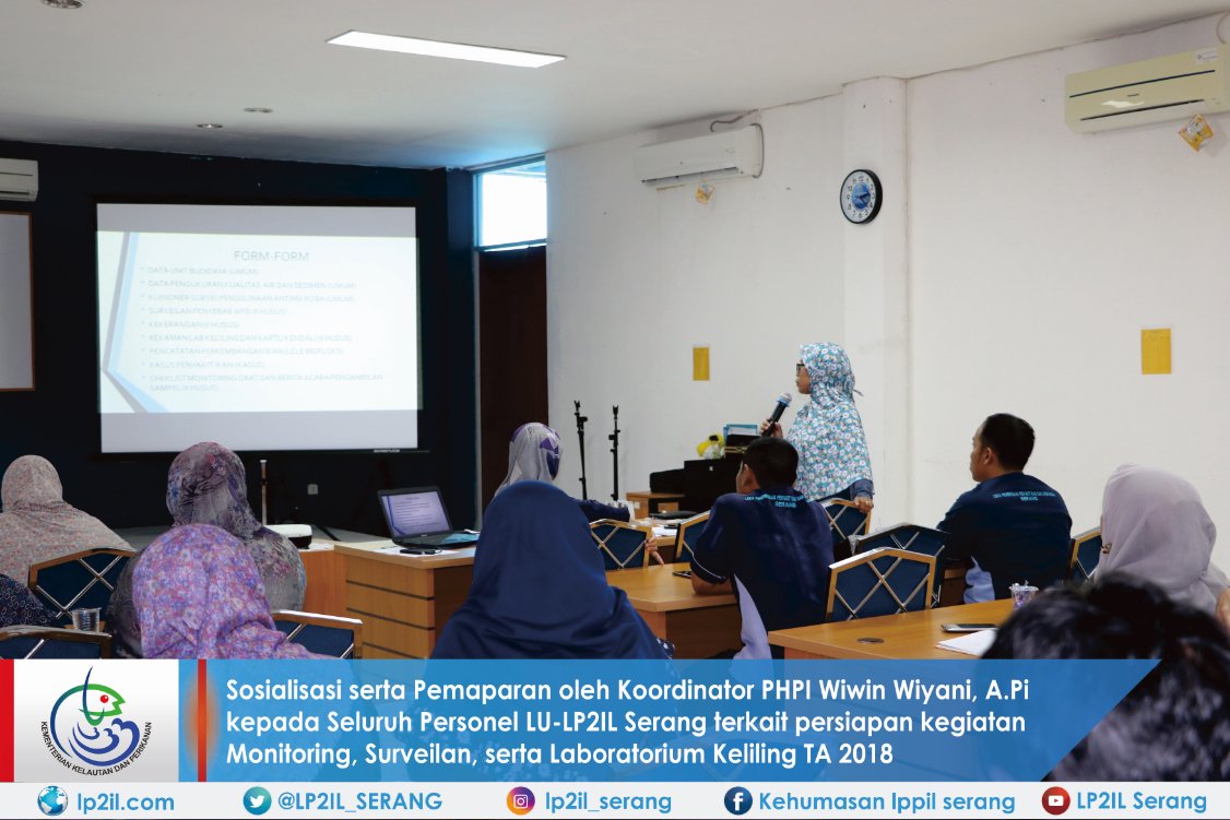 BPKIL_SERANG's tweet photo. Sosialisasi serta Pemaparan oleh Koordinator PHPI Wiwin Wiyani, A.Pi kepada Seluruh Personel LU-LP2IL Serang terkait persiapan kegiatan Monitoring, Surveilan, serta Laboratorium Keliling TA 2018
#kenalikkp
#budidayahebat
#proceta
#profesional #cepat #tepat #akurat https://t.co/mnRNmkoMkV