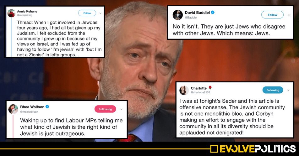 SidUnite's tweet photo. Jewish people have a completely different opinion about Jewdas to the one the mainstream media are reporting
#WrongJew
.
https://t.co/eLonb7zmLv via @EvolvePolitics https://t.co/6vVAJ3gf1d