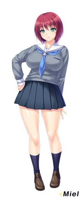 昨日に続き立ち絵紹介
義妹の茜
「……あなたっ! 兄さんっ!! シャツがだらしなく出ていますよっ、もうっ!! しまいなさいっ!」
から…

DL版4月20日発売予定
無様に!下品に!都合よく!巨根崇拝!孕ませオナホ学園♪
https://t.co/7gGWab6OTB 