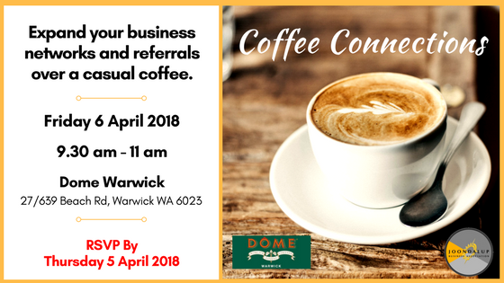BizForBreakfast's tweet photo. RT @JoondalupBA: Expand you business networks and referrals over a casual coffee!
#Network #coffeetime #business #Warwick #referrals #businessnetworking #marketing #entrepreneur #smallbusinessowner #sales #growyourbusiness #advertising #supportsmallbusi… https://t.co/XW8afk8pxh
