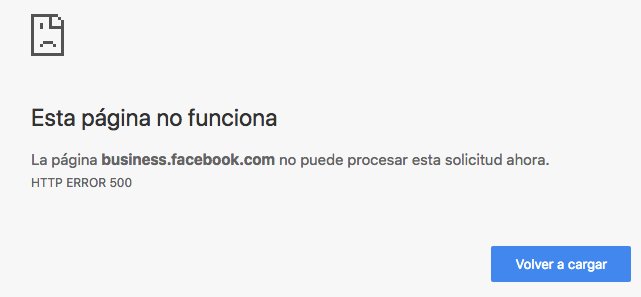 mauisita's tweet image. Hola @facebook ¿qué pasa con las notificaciones de Business hoy? #error500