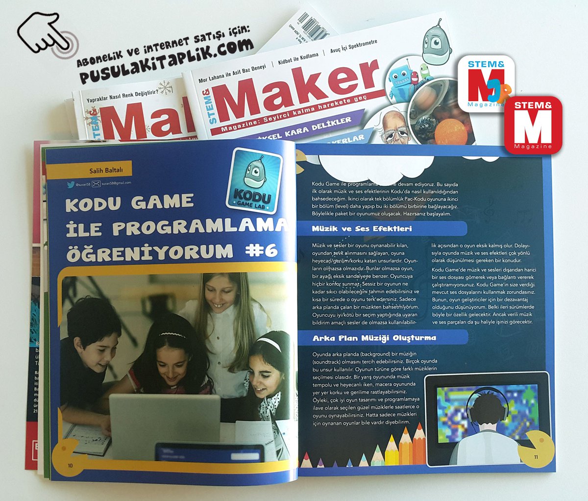 stem_maker's tweet image. Kodu Game ile programlama öğrenmeye devam ediyoruz... #StemMaker ve #MakerJunior dergilerimiz; marketler, kitabevleri ve bayilerde. pusulakitaplik.com/catinfo.asp?ci…