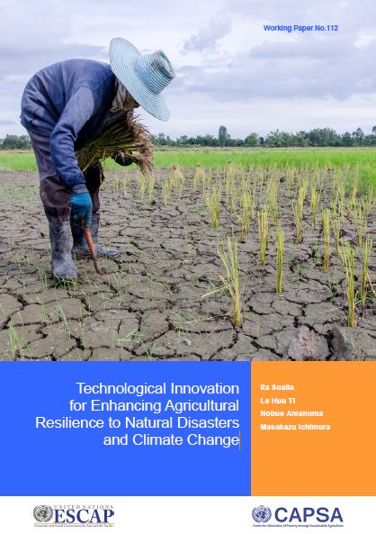 un_capsa's tweet photo. CAPSA new working paper is now available. The paper aims to build a practical learning, information and reference resource for all #DisasterRiskReduction (DRR) agriculture professionals, especially in Asia and the Pacific.
Read more: https://t.co/KaE2zQBua9 https://t.co/gKZ1UVIKsl