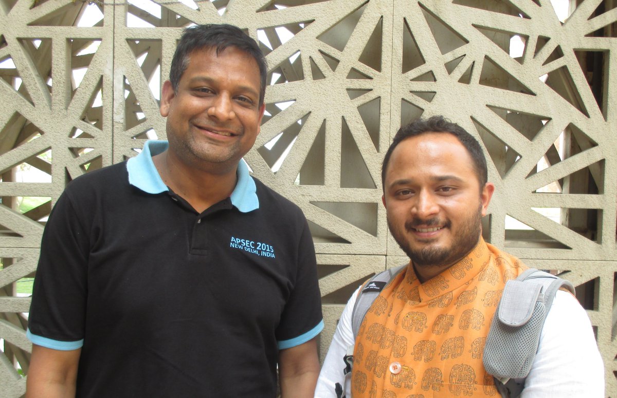 ashish_sureka's tweet photo. Picture with Pavan @PavanwithWP (CEO of Workbench Projects @makewithWP ) at Ashoka University @AshokaUniv - Pavan visited Ashoka for an invited talk and discussion on Makerspace https://t.co/vurpJEuAXv