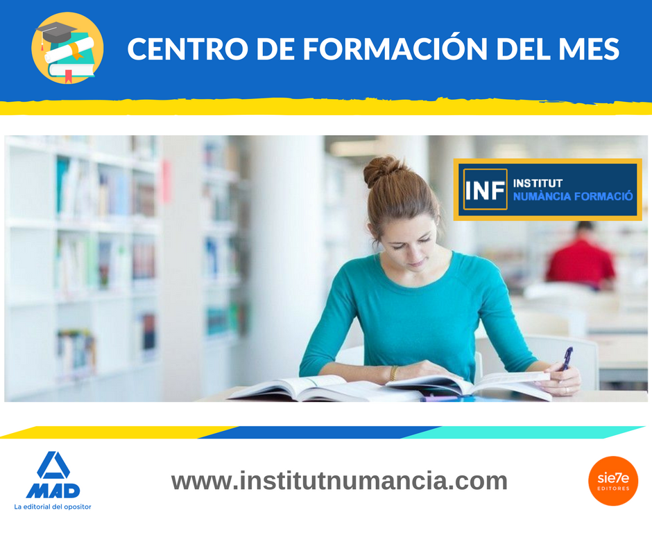 EditorialMAD's tweet photo. 🎓CENTRO DE FORMACIÓN DEL MES🎓INF Institut Numància Formació es una institución académica con una gran trayectoria. Cuentan con instalaciones adecuadas para realizar todo tipo de actividades formativas y con los temarios de Editorial MAD👌 Conócelos en 👉https://t.co/odRWGOpssY https://t.co/XyeU9ObmFY