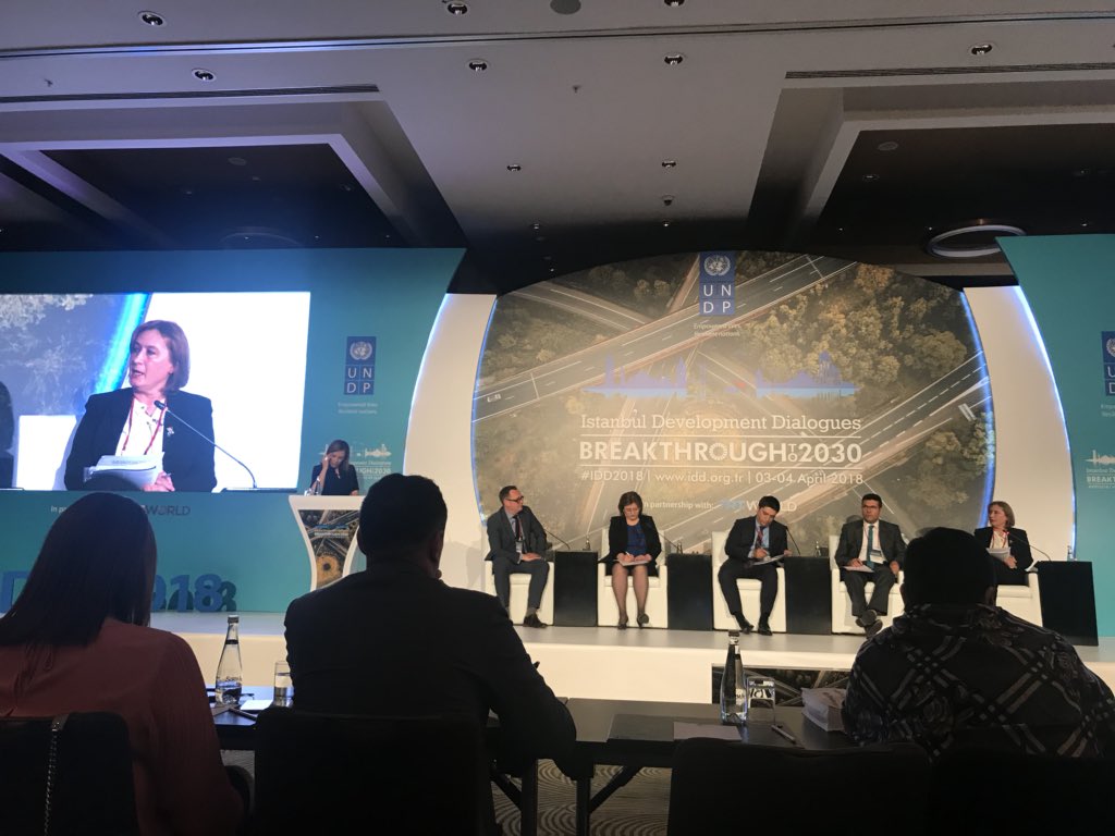 PratibhaMeta's tweet photo. #Governments sharing progress &amp; challenges of @SDG2030 implementation in #IDD2018 organized by @UNDPEurasia: #financing #data #localization #integratedapproach #publicawareness #participation, capacity of #lineMinistries essential 4 success. @UNECE @MarDieye https://t.co/6SbVMAgLPD