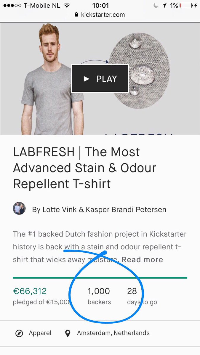 Labfreshh's tweet image. Happy Monday everyone! Ours certainly is: over the weekend we reached 1000 backers which is a crazy amazing number, after only 5 days. Thanks to everyone who supported us ❤ 
Wanna get in on the action? Check out the campaign buff.ly/2IltvH9