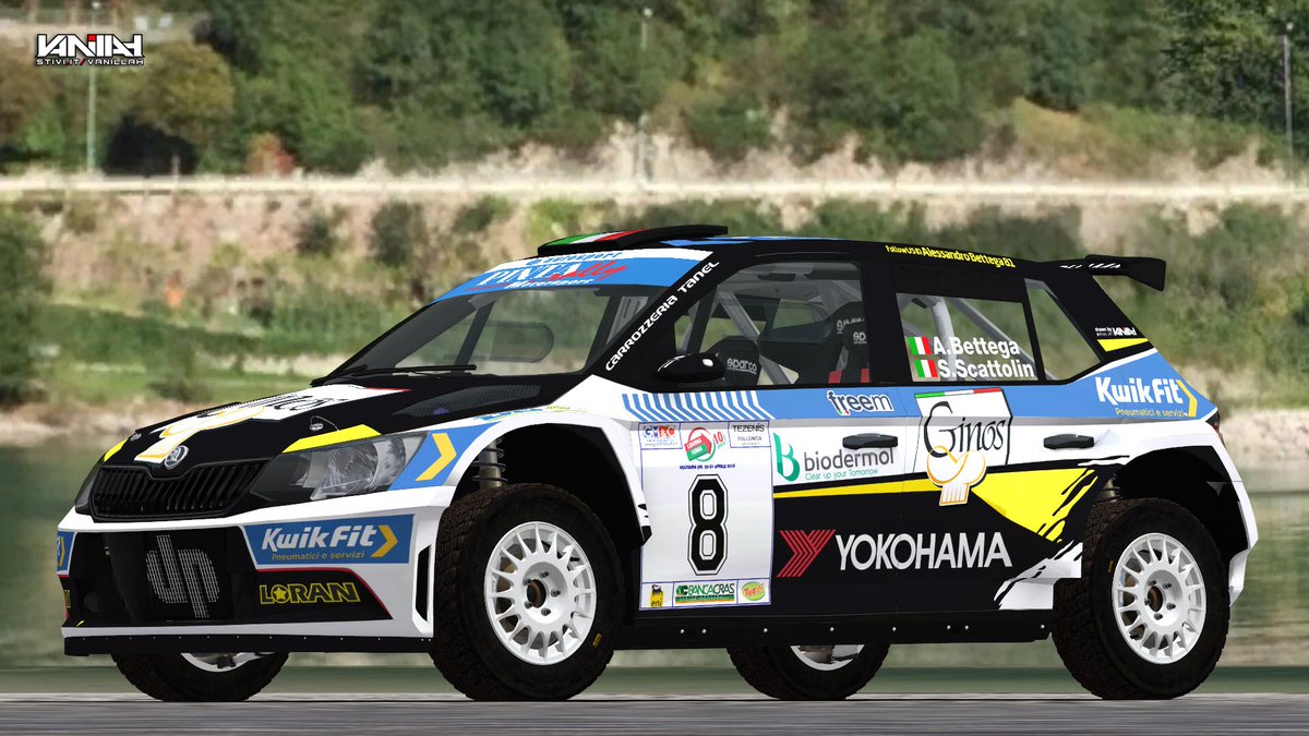 #CIR | El piloto italiano Alessandro Bettega vuelve a ponerse el casco. Disputará está temporada el Campeonato de Italia de Rallyes de Tierra con un Skoda Fabia R5 de Yokohama Italia