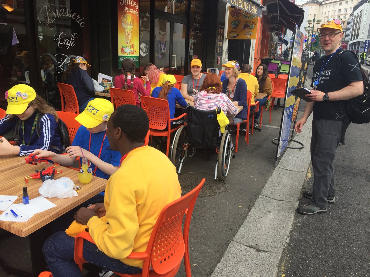Pollock3Hugh's tweet photo. Group 56 enjoying a cafe au lait and more https://t.co/18kLQTVmvF