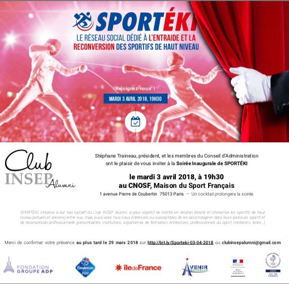 Carre_final's tweet image. Ce soir le @ClubInsepAlumni inaugure officiellement la plateforme @sporteki au #CNOSF en présence de nombreux invités  @FranceOlympique #reconvert #SHN