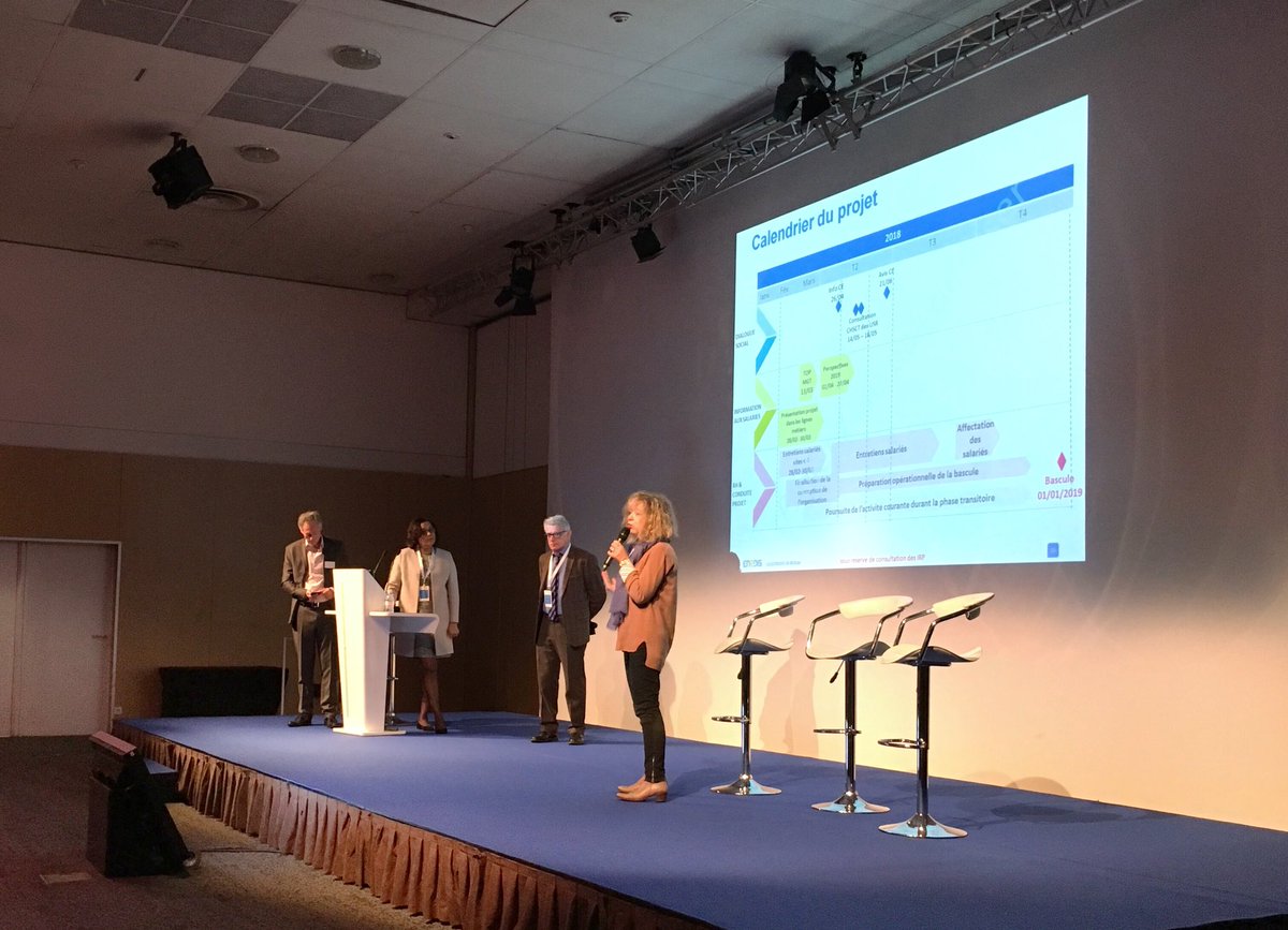Mariane_Cvn's tweet photo. Rencontres perspectives 2019 #Enedis : projet d’#evolution des activités supports et logistiques, son organisation, son calendrier, les réponses aux questions des salariés 📝 #transformation #avenir https://t.co/01TDv3eK7N