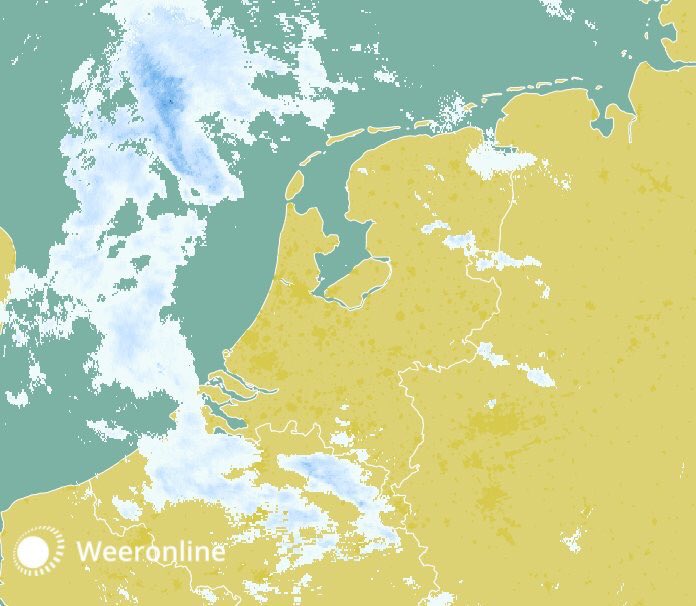 TheAgainman's tweet photo. Zoals je ziet is dit een digitale tekening van Nederland met hier en daar wolken! @weeronline toch? https://t.co/S0MOD7FGtg