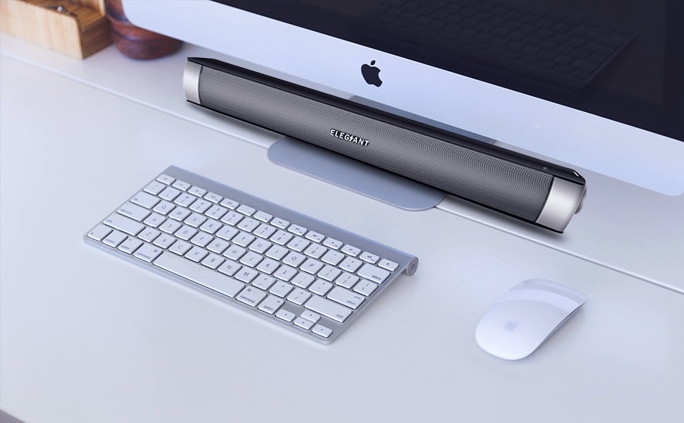 elegiant's tweet image. USB Powered Sound Bar
$21.69 after 30% off coupon code ZXEKOAVQ
&amp;gt;&amp;gt; amzn.to/2GxmiY8
#soundbar #computerspeaker