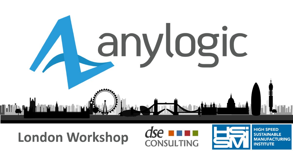 AnyLogicCo's tweet photo. 🇬🇧 2018 UK AnyLogic Conference, May 25th 🧐 https://t.co/E4e4d5mCFM  Meet AnyLogic users from leading organisations, understand its full capabilities and get hands on experience. #hssmi #simulation #supplychain #materialhandling @dseConsulting https://t.co/c0qQwWS4xH