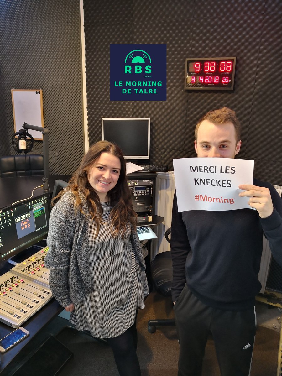 RBSofficiel's tweet photo. 🔥BRAVO À MARIE ET PIERRE POUR AVOIR PRIS LE CONTRÔLE DU MORNING PENDANT 3H19 🔥Cc @Pierre ( @kayAAAfr ) @FurlanMarie 😉😍😎 #Strasbourg #matinale #animation #rbs #radio #morning #talri #matin #divertissement #infos #humour #urbain #HH 💪💪 https://t.co/rvKAYzKHL1