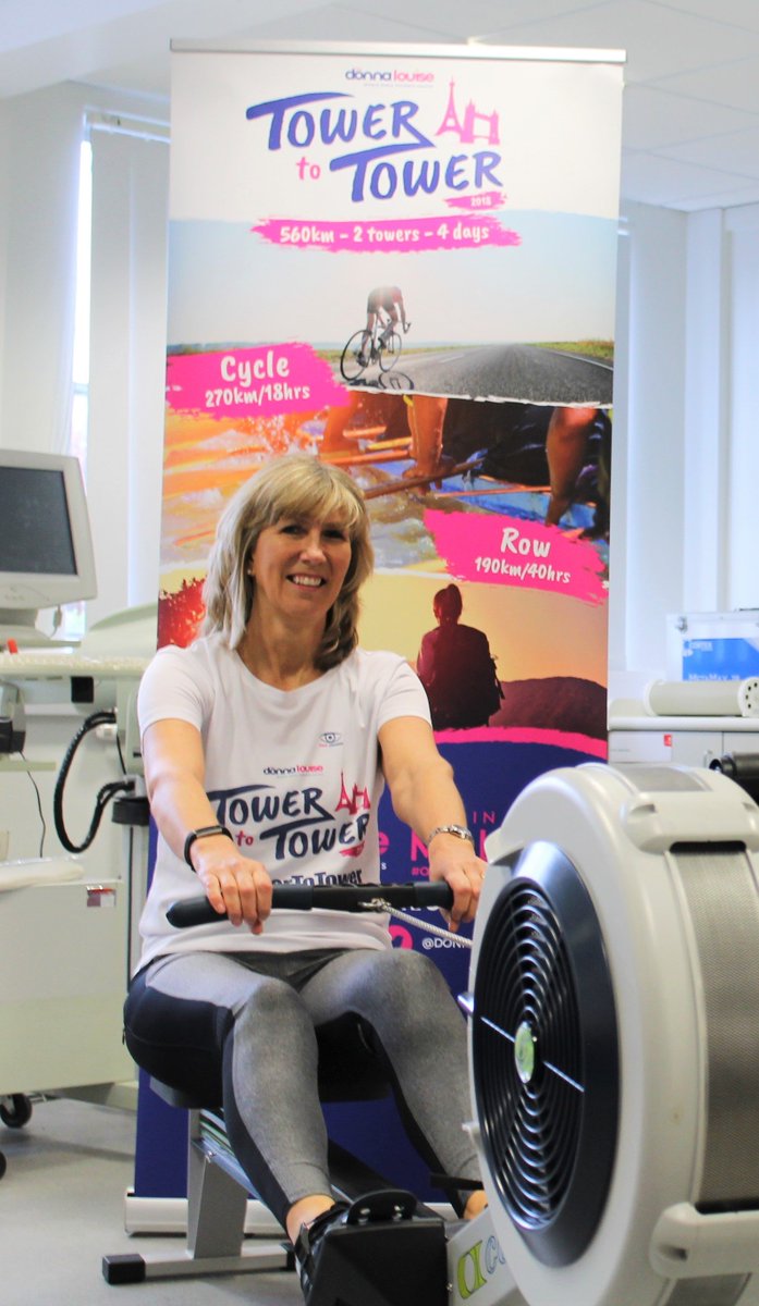 StaffsTracy's tweet photo. Vice Chancellor @StaffsUni Professor @LizbarnesStaffs has stood up to the challenge of #towertotower for 2018 raising much needed funds to support @DonnaLouiseUK Please support her in this challenge at https://t.co/9iqVHD6YdD #itsgoingtobeatoughone https://t.co/e5SN4uVlSv
