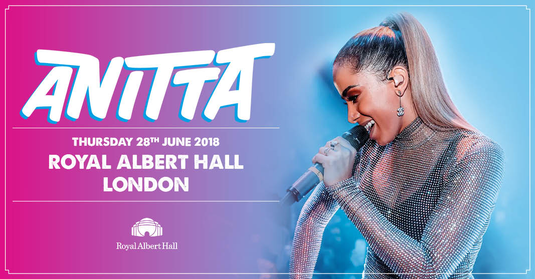 RoyalAlbertHall's tweet photo. NEW: Brazilian pop superstar @Anitta will be playing at the Royal Albert Hall for the first time on 28 June! Tickets on sale Friday 10am. https://t.co/vQbOGND5b1 https://t.co/fMVy2jTGXG