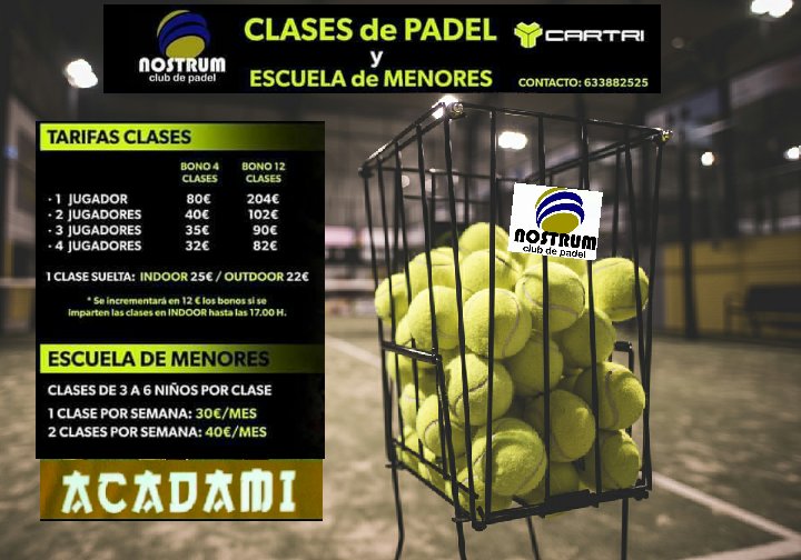 ¿Quieres ponerte las pilas🔋 despuės de las vacaciones de Semana Santa⁉ 🎾💪
📞No lo dudes y llámanos📞
<a href="/cartripadel/">Cartri.internacional</a> 
@damiantornambe 
#acadaminostrum
#escueladepadel
#equipospadel
#nostrum