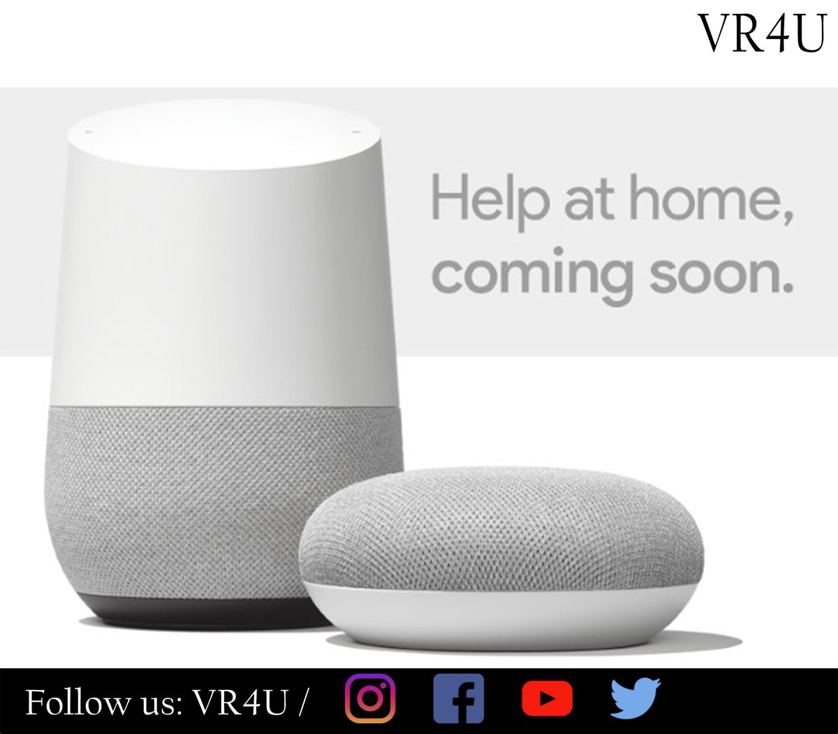 vr4ucompany's tweet photo. Google Home to launch in India on April 10.
#google #googleindia #googlehome #googleproducts @Google @GoogleIndia @GoogleHomeworld #tech #techno #technews #techtips #technology #TechTalk #technologies #vr4u #vr4ucompany https://t.co/WXAr2yh1F0