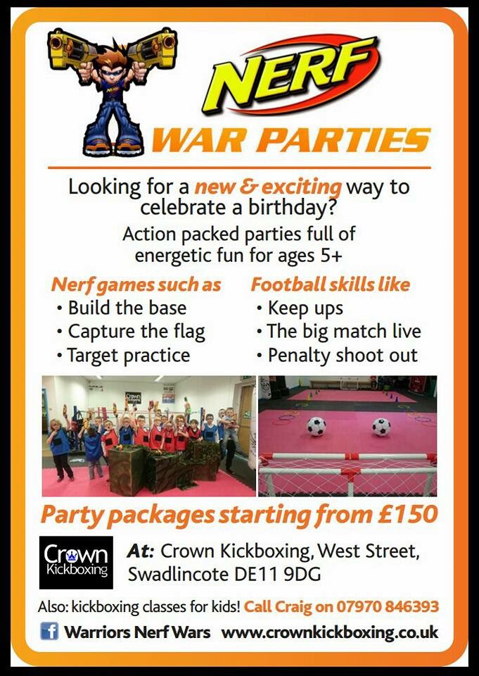 WNWCraig's tweet photo. #warriorsnerfwars looking for a new &amp; exciting way to have fun! #birthdays #WNW check us out on Facebook too https://t.co/yV8FAPnlm4… Craig👊 https://t.co/rhEEmsoQGs