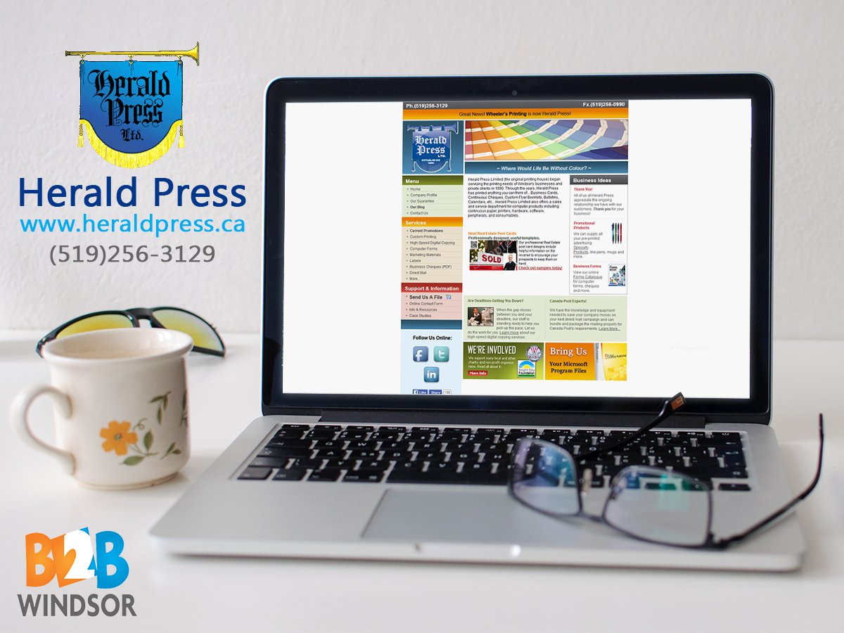 No matter your #printing needs, our friends at Herald Press can help #B2BWindsor