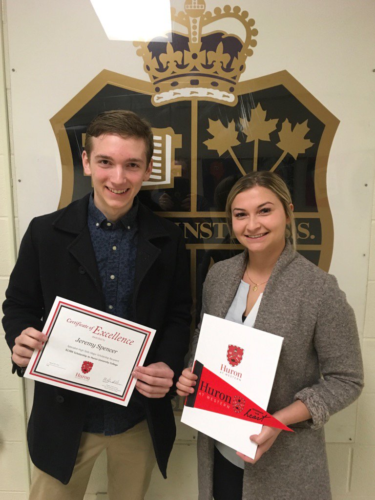 Wildcatstuff's tweet photo. Congratulations Jeremy! A #SHSM #scholarship from @huronatwestern https://t.co/yh6bcDpEsD