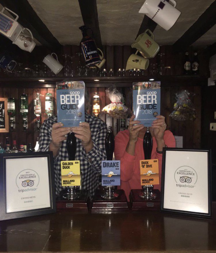CrossKeysUpton's tweet photo. Have you got the app yet!??! @CAMRA_Official #goodBeerGuide2018 https://t.co/oFhCwCleoY