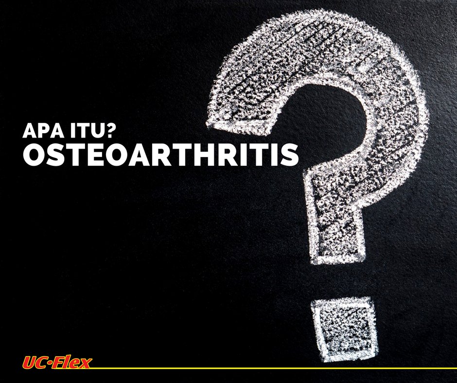 UC_Flex's tweet photo. Osteoartritis (OA), dikenal juga sebagai penyakit degeneratif sendi atau kondisi di mana sendi terasa nyeri akibat inflamasi ringan yang timbul karena gesekan ujung-ujung tulang penyusun sendi. #ucflex #nyerisendi #osteoathritis #sendi https://t.co/GERin6nMmB