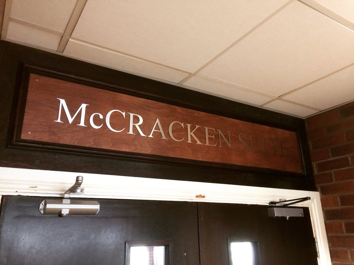 NorthernFC's tweet photo. Thank you to @SurreyShopSigns for supplying the letters to our new McCracken Suite sign. https://t.co/EffPGr7QjA