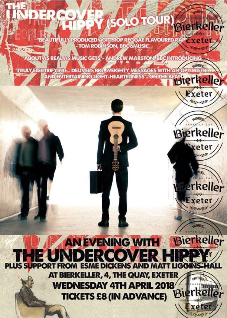 dickens_ez's tweet photo. This is happening tomorrow!!!
Come and watch me support the incredible Undercover Hippy as he embarks on his first solo tour of the year! 
You don’t wanna miss this x https://t.co/RV0bU6yEjG