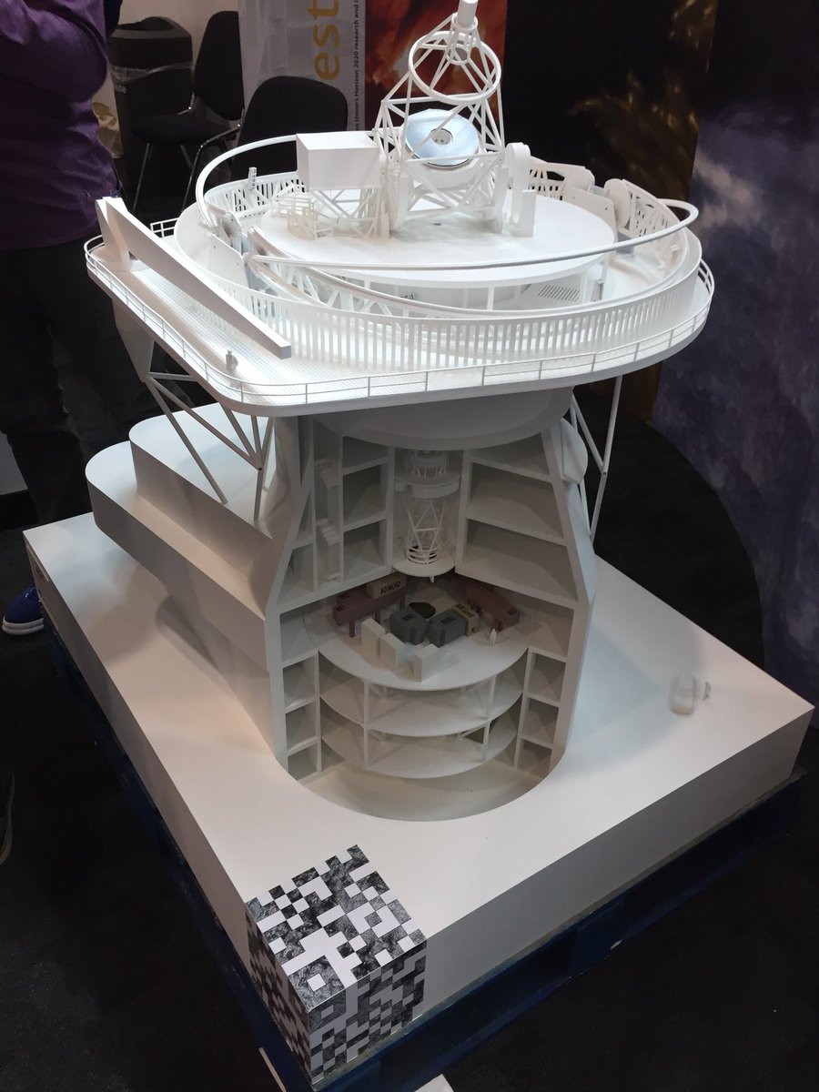 drsophiemurray's tweet image. Loving the European Solar Telescope model with augmented reality @estsolarnet stand! #ewass2018 #namwass