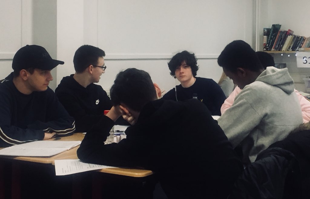 WhitehillLangs's tweet photo. Happy faces. Hard at work. One of these things is true. https://t.co/YttHEbNxum