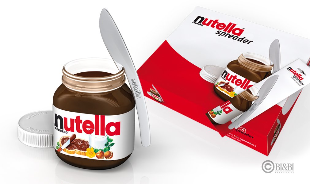 biebi_adv's tweet photo. Useful gadgets turn into new must-haves! 
Check our original designs for Ferrero and our Nutella Spreader.
https://t.co/BvYblAllSa https://t.co/zKgh8aWElJ