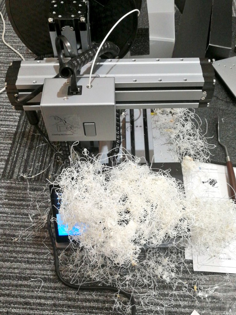 yamagedasan's tweet image. そうそう、パリパリのそうめんプリントしたかったんだよね　#3DPrintingFail