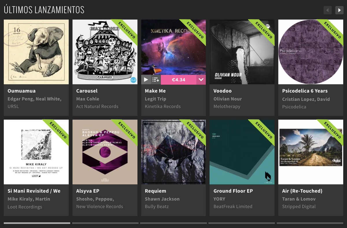 Thank you <a href="/beatport/">Beatport</a> for the featuring of our new Ground Floor EP by YORY on the first page in Minimal 🙏🏻