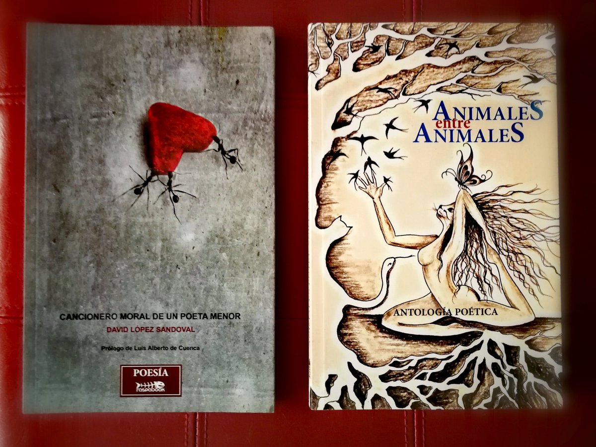 magazinepunch's tweet photo. ¡¡Amantes de la poesía, nuevo SORTEO!!
'Cancionero moral de un poeta menor', de @DavidLopezSando y la antología poética 'Animales entre animales'. Colabora @Raspabook
(finaliza 8 abril )

¿Quieres participar?

1. Síguenos: @magazinepunch 
2. Haz RT a este tweet
(Envíos a España) https://t.co/9nfFCZNCCX
