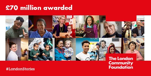 We're celebrating £70 million in grants awarded since we started out. To mark this milestone tune in all week for features on inspirational women changing the capital for the better through their work. First up, Dominy Roe from <a href="/TransformUK_/">TransformUK</a> #LondonStories bit.ly/2q1oAEr