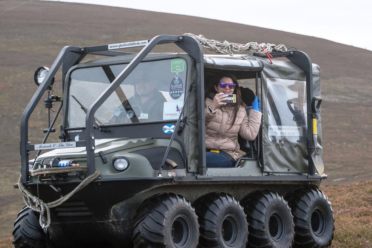 We now have a fleet of 5 Argocats ready to go and can muster 12 vehicles for the bigger corporate days #argocatsrus #dram18 #whiskysmugglers #morayspeyside #scottishhills