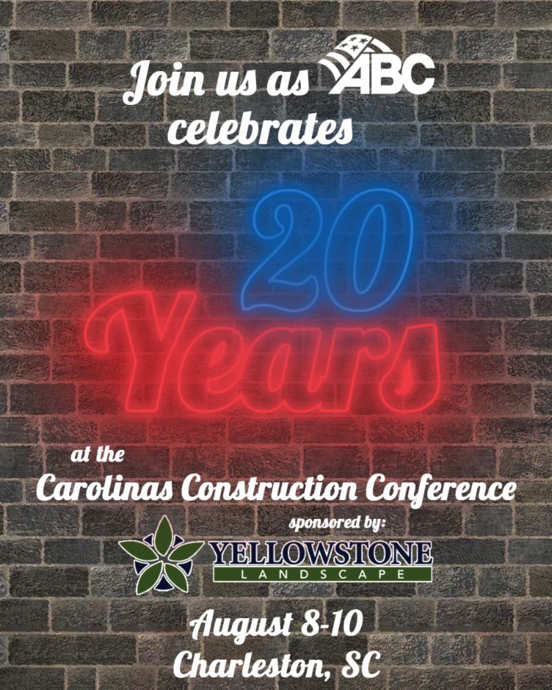 ABCWorkforceDev's tweet image. ABC SUMMER CONSTRUCTION CONF!! conta.cc/2uFSZNn