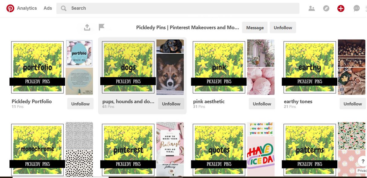 PickledyPins's tweet photo. Hi! I'm back after a little Easter break...and I've HAD to update my Pinterest board covers!

The weather isn't very springlike here today, but I'm feeling optimistic with my sunny daffodil covers!

#pinterest #SpringTime #daffodils https://t.co/1yTC7PaDKx